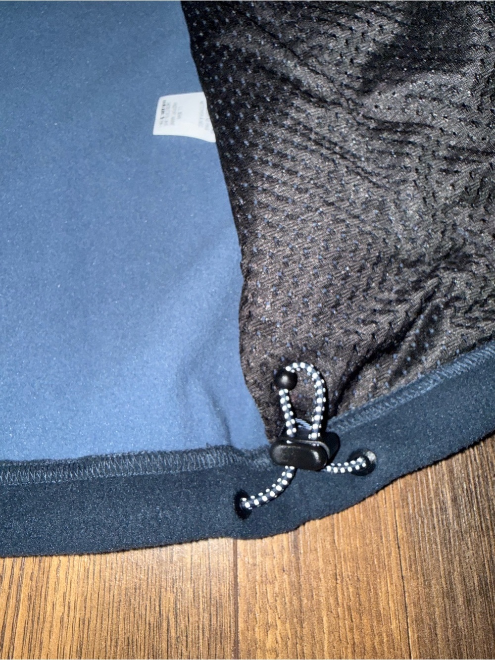 L.L.Bean Men’s Polartec Hooded Fleece Jacket Full Zip Navy Blue Large - Picture 13 of 13